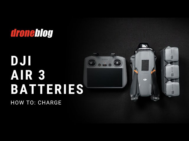 DJI Air 3/3S Batteries: How-to Charge