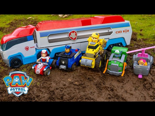 ¡PAW PATROL 🔴 Misíon en el Barro! Juguetes Patrulla Canina en Español