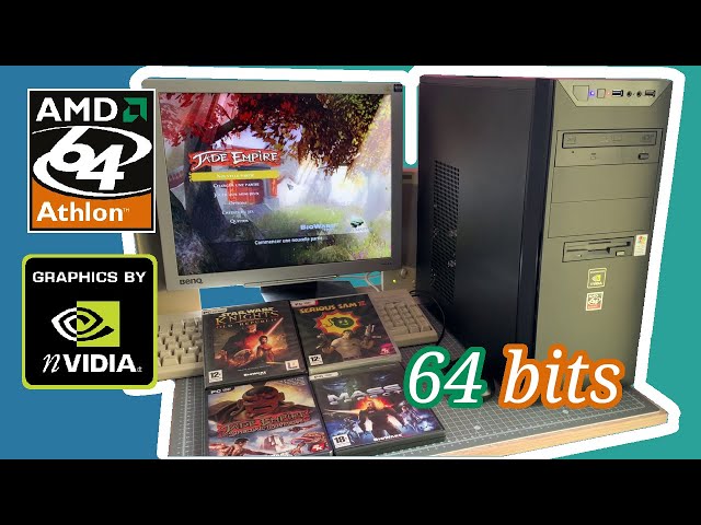 Un build Windows XP x64 improvisé (Athlon 64 / GeForce 8800GT) et avec des stickers