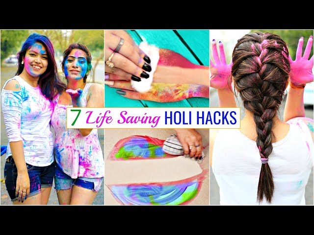 7 LIFE Saving HOLI Hacks You MUST Try | #Beauty #Haircare #Skincare # Anaysa