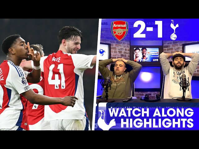 DIABOLICAL PERFORMANCE!!! Arsenal 2-1 Tottenham [WATCHALONG HIGHLIGHTS]