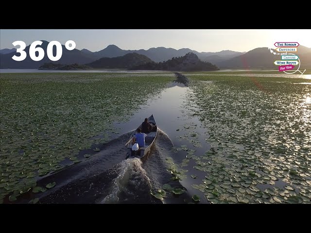 Skadar Lake National park (Podgorica): Beautiful Nature on the Adriatic Trail of Montenegro - VR 360