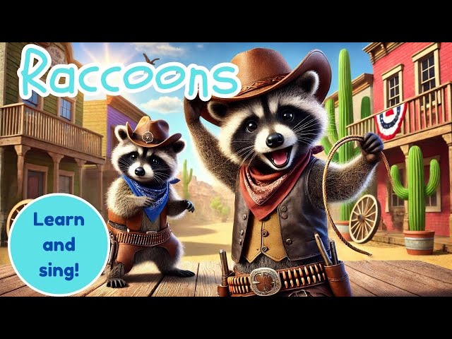 Raccoon’s Midnight Melody - Fun & Educational Rap Song for Kids