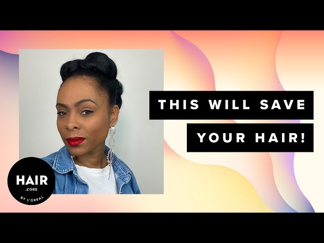 Try This Cute And Easy Protective Hairstyle For Winter | Hair House Call | Hair.com By L'Oreal