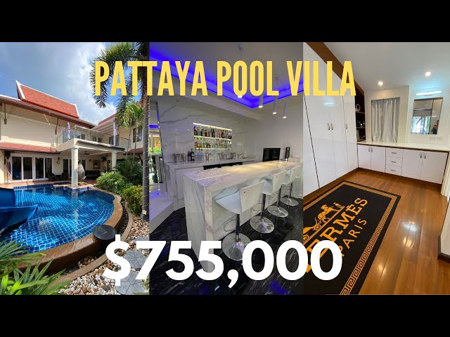 Touring a $775,000 Pool Villa in Pattaya, Thailand