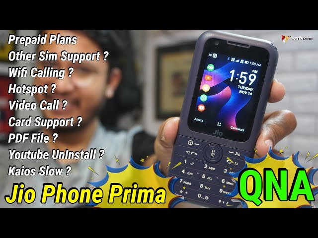 Jio Phone Prima QNA | Prepaid Plans ? Hotspot ? Other Sim ? Video Calling ? Wifi Calling ?