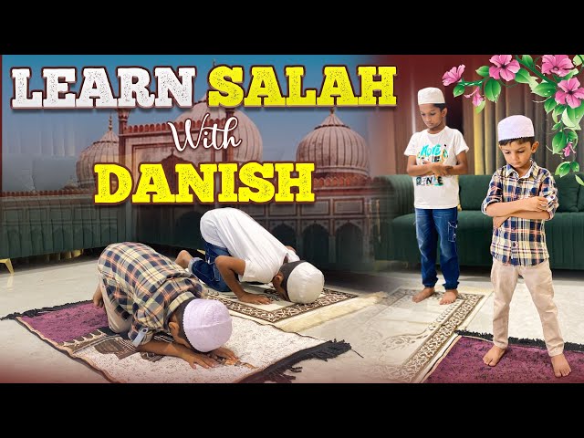 Learn Salah With Danish Taimur❤️| Kid Praying Namaz | Namaz🔥 | Bibinagar Vlogs | Zaid aafnan Vlogs❤️