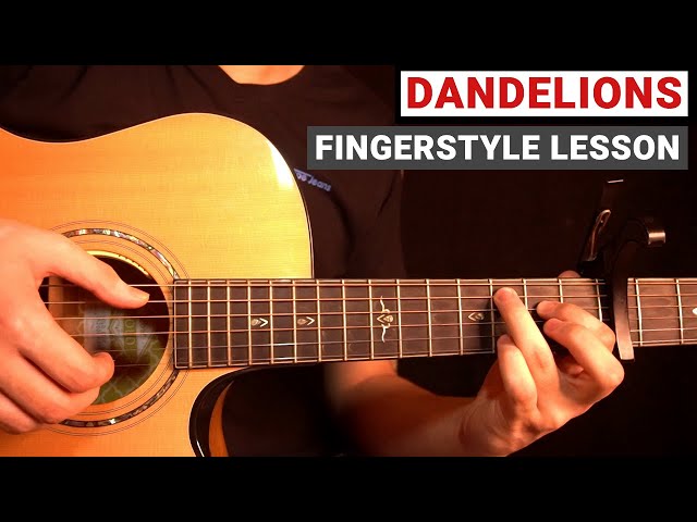 Dandelions - Ruth B | Fingerstyle Guitar Lesson (Tutorial) How to Play