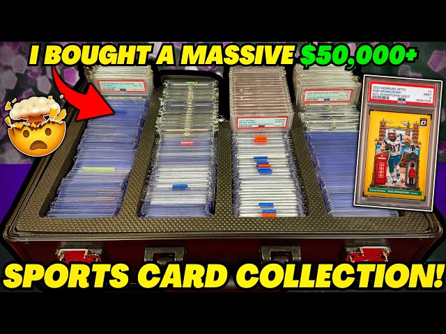 *I BOUGHT A $50,000+ SPORTS CARD COLLECTION!🤯 (HOLY GRAIL PICK-UPS🔥)