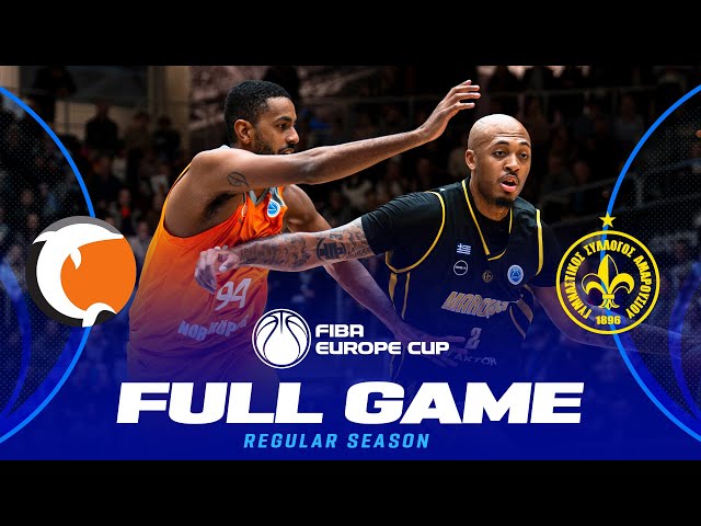 Norrkoping Dolphins v Maroussi Basketball Club | Full Basketball Game | FIBA Europe Cup 2024-25