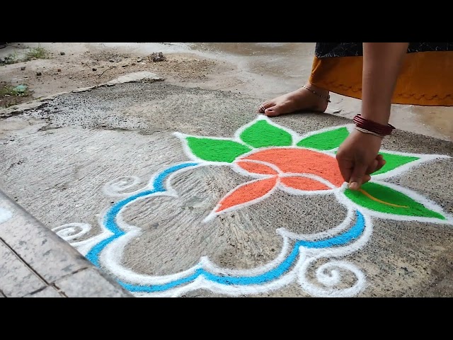 3 puli kolam 💐🌹💐