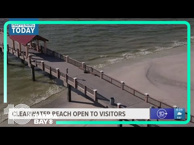 Clearwater Beach reopens weeks after Milton