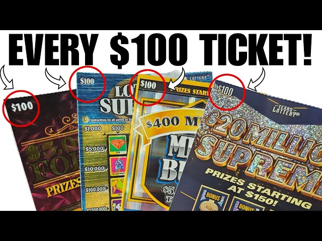 Buying EVERY $100 Lottery Ticket