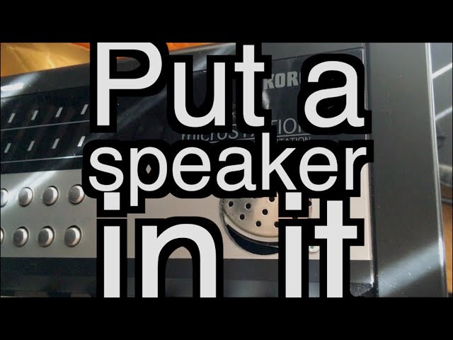 🔈 Put a speaker in it! 🔊 add an amplified speaker to most things