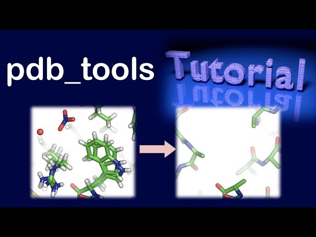 How to run PDB tools via the GUI