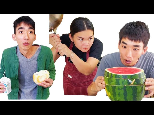 Funny daily routine of couples  😺😍 Best Funny Videos 2023, Chinese Funny clips daily Part 1【仰望星空】