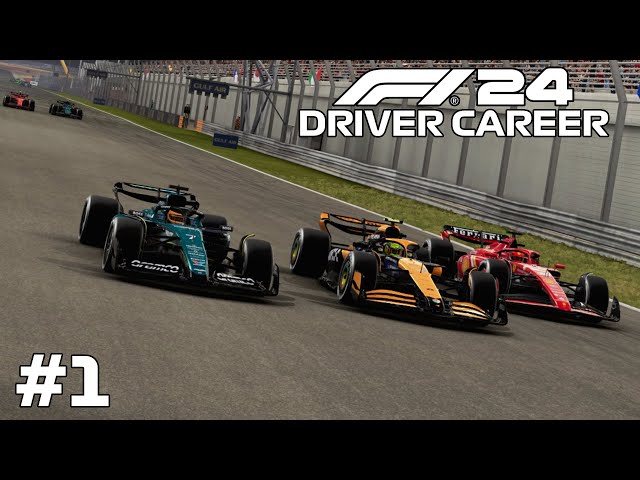 F1 24: Driver Career #1 - Starting our Journey with Aston Martin! Surprising First Round Result!