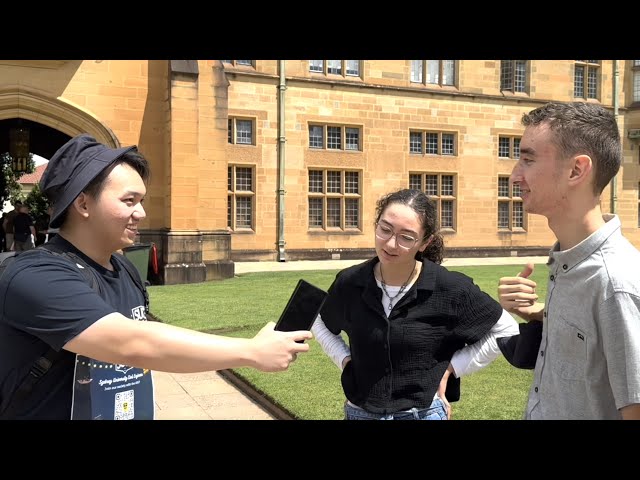 SUCE interviews Uni Students at Welcome Week