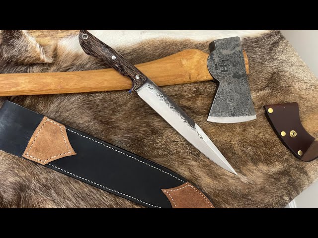 The knife to end lives: Lon Humphrey Bell Bowie.. Boar Hunting perfection!