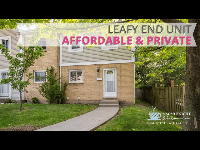 Affordable End Unit in St. Catharines  | SOLD