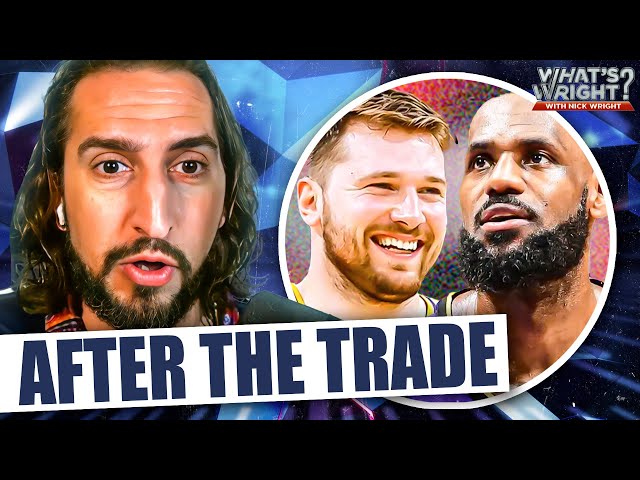 Nick Wright reacts to NBA trade madness and Super Bowl opening night | What's Wright?