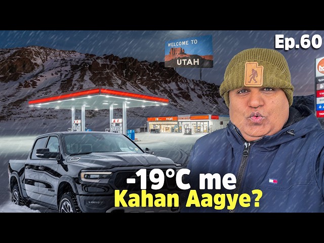 itani SNOW me Kahan Aagye 🥶 DENVER to SALT LAKE CITY by Road | Exploring America EP.60