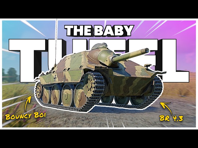 The Baby TUTEL Tank at 4.3 (War Thunder Hetzer Tank Destroyer)