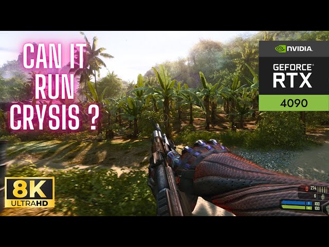 [8K][HDR] Crysis Remastered - Can It Run Crysis? RAY TRACING - Dolby Atmos - RTX 4090