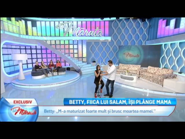 Betty Blue, Fiica lui Florin Salam, dedicatie pentru mama