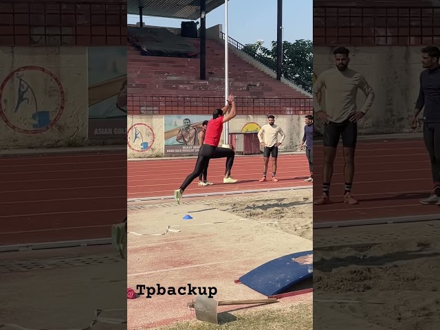 Triple jump international athlete #anirudh #remix #music #trailer #jailer #trending #olympicsport