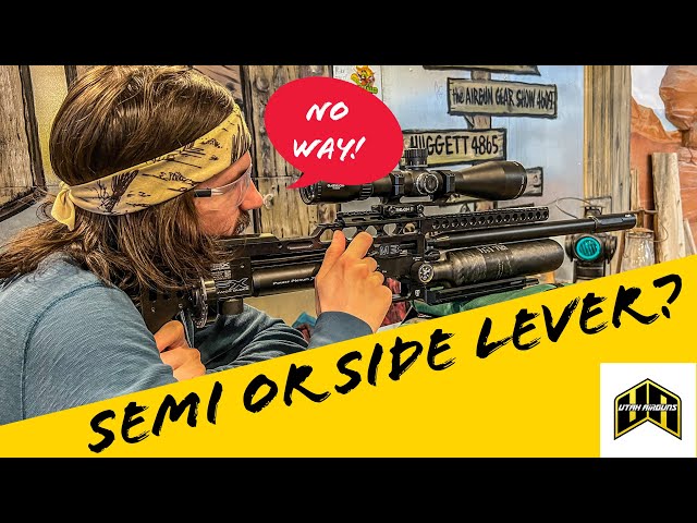 Semi Auto or Side Lever For Speed Shooting? Teaching How To Shoot Fast At Utah Airguns!