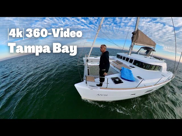 (4k) 360-Video Tampa Bay Florida