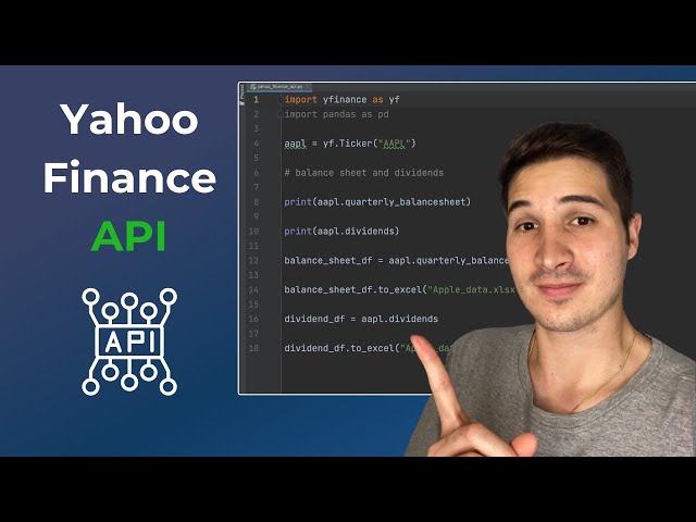 How to Use the Yahoo Finance API in Python & Excel