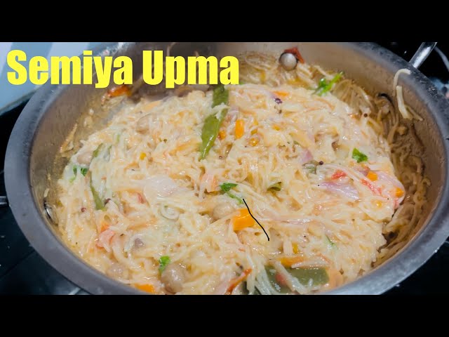 How to Make Perfect Semiya Upma | Quick & Easy Breakfast Recipe | Vermicelli Upma