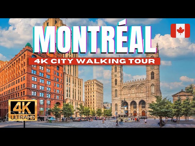 🇨🇦 Montreal, Canada Walking Tour - Old Montreal [4K Ultra HD /60fps]