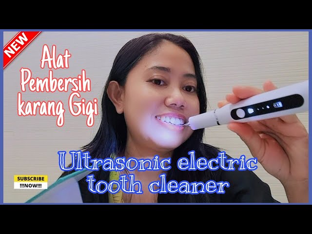 review alat pembersih karang gigi elektrik || Ultrasonic electric tooth cleaner