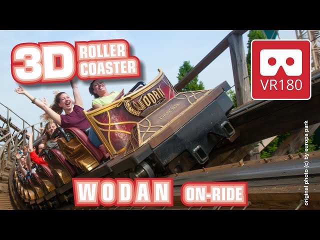 Wodan Timbur Coaster VR 180 3D | VR Roller Coaster | VR onride POV | Europa Park VR360