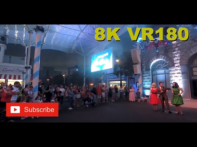 8K VR180 3D Movieworld White Christmas - Swing into Xmas (Travel videos, ASMR/Music 4K/8K Metaverse)