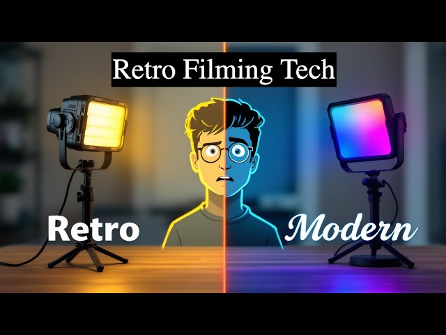 Retro LED vs. Modern LED: On-Camera Lights Compared!