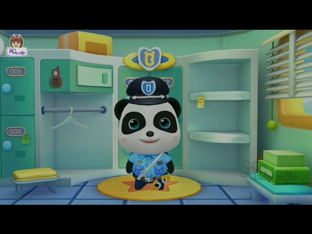 LITTLE PANDA POLICE IN ACTION |  CHILDREN'S CARTOON |  ANIMATION |  BABYBUS INDONESIA