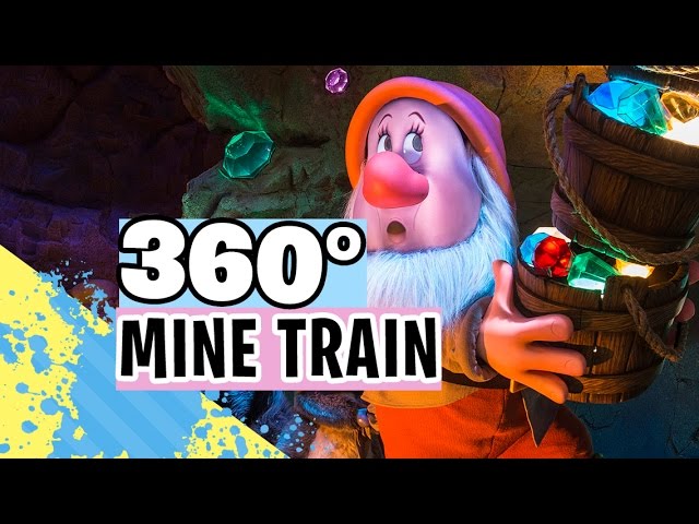 [360° 4K] Seven Dwarfs Mine Train (Full Ride-through) | Walt Disney World's Magic Kingdom