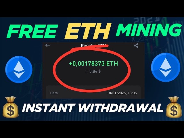 Claim 0.00178 ETH Now! - FREE ETHERUEM Mining Site In 2025 (No Investment)