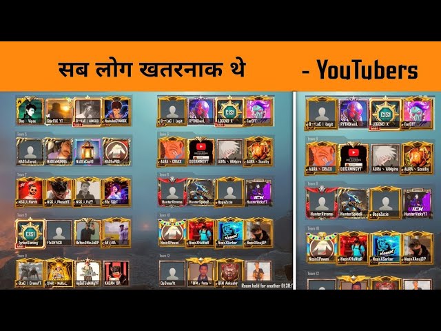 🔥 All BGMI YouTubers in 1 Match - How we Survived in this Match - GameXpro