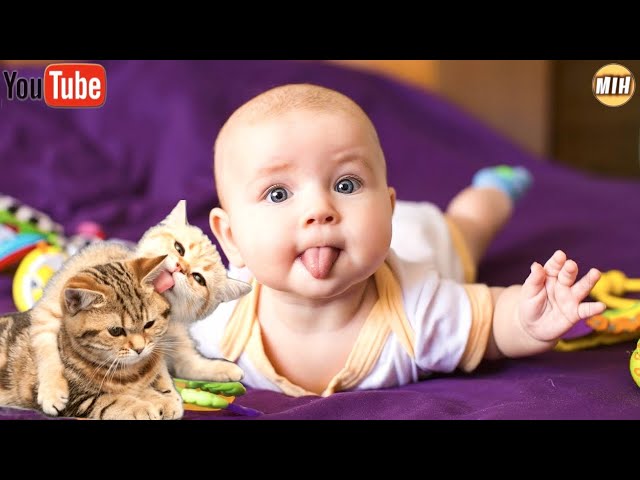 Funniest Baby And Pet Try Not To Laugh Challenge 2021|| Funny Baby And Pet