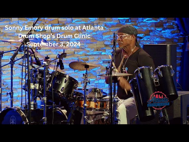 Sonny Emory Drum Solo at Atlanta Drum Shop's Drum Clinic on 9/3/2024