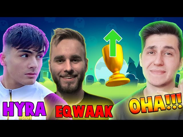 I PLAYED FOR 2 HOURS WITH HYRA AND EQWAAK OHA😱 Brawl Stars