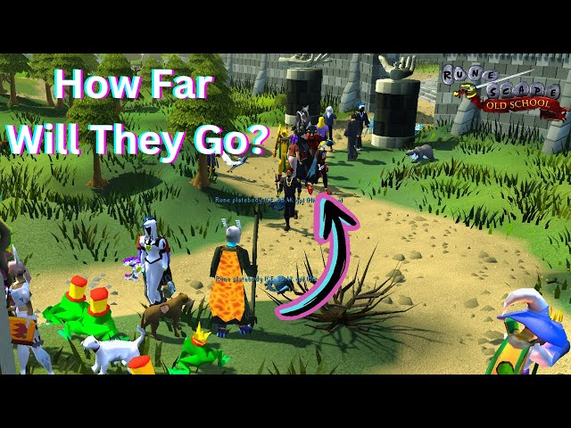 How Far Will Players Follow Drops from the Grand Exchange? - Trail of Temptation