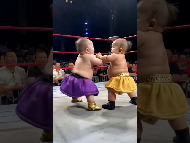 Cute baby fighting ❤️