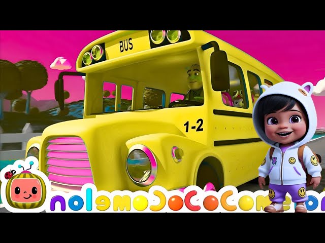 Wheels on the Bus | Nursery Rhyme | Fun Kids Songs & Videos | Sing Along! JJ