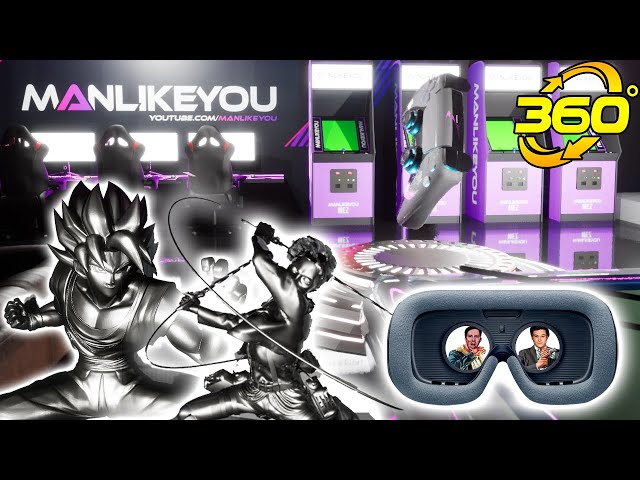 360° *NEW* VR STREAMING ARCADE | Peek Intro The ManLikeYou Gaming Lounge